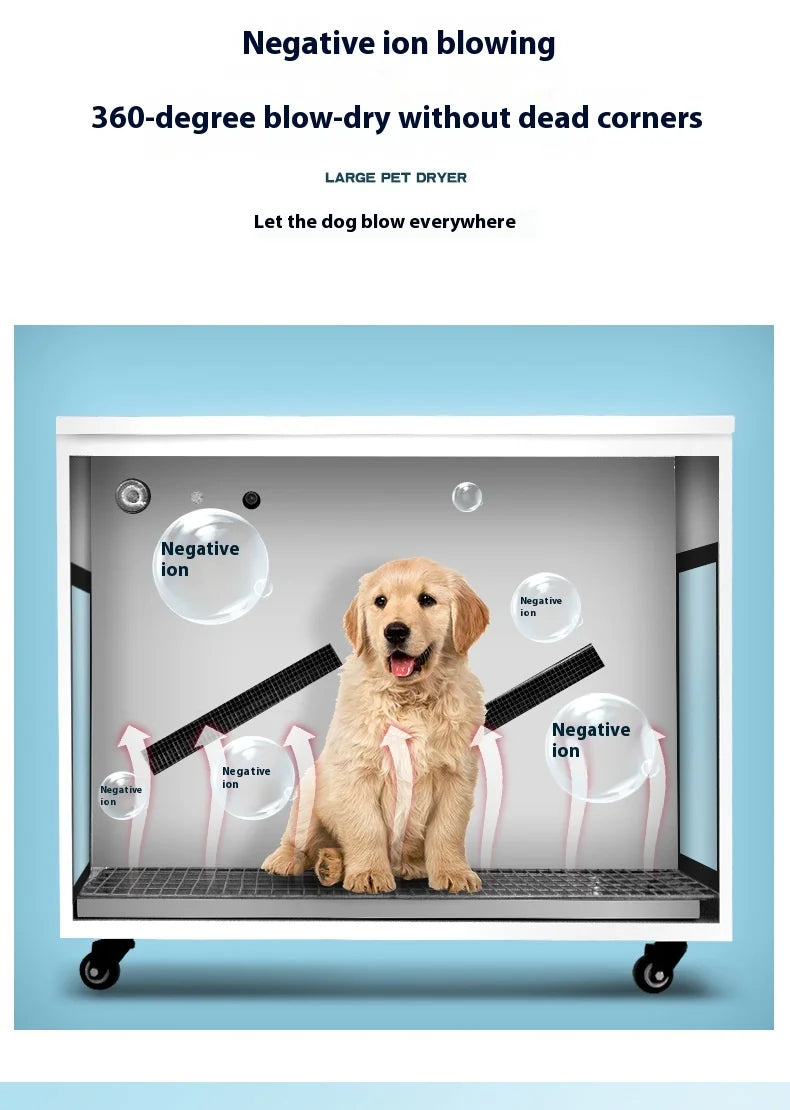 KTX-844115 Eco-Friendly Smart Pet Hair Dryer for Dogs and Cats - Large Volume Drying Box