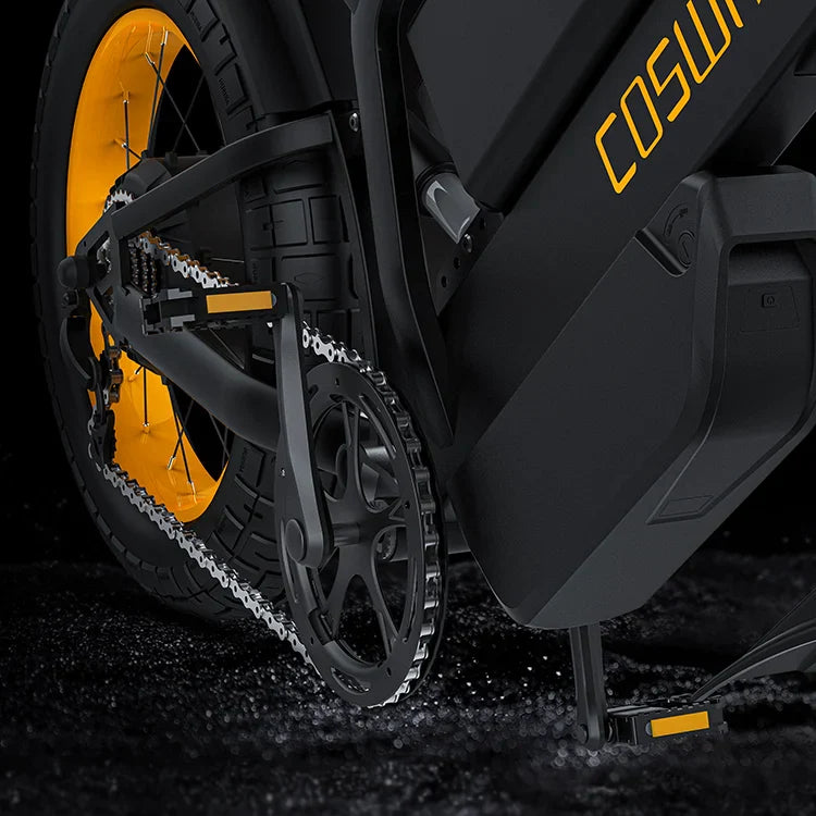 KTX-844563 60V 2000W Dual Battery Electric Bike with Hydraulic Brakes and Aluminum Frame, Max Speed 60km/h, Suitable for Heights 5'1" to 6'5"