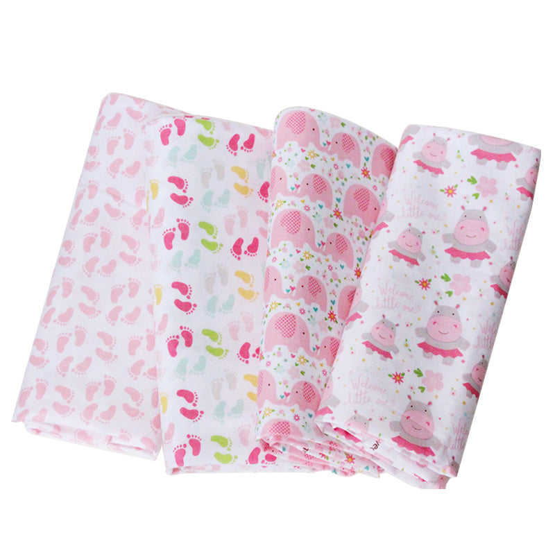 KTX-846995 Candy Color Cotton Cartoon Print Fabric for DIY Handmade Clothing - 45cm x 110cm