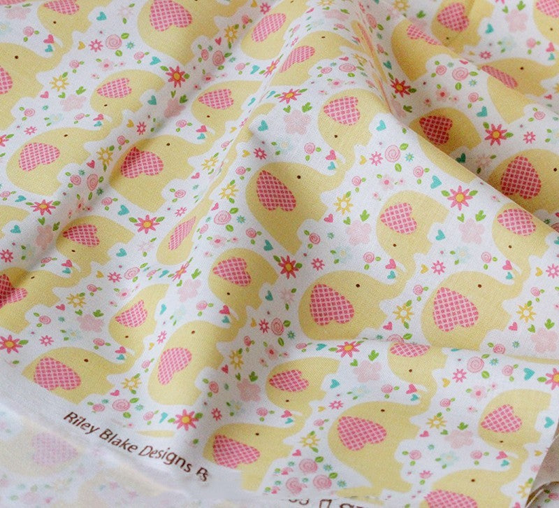 KTX-846995 Candy Color Cotton Cartoon Print Fabric for DIY Handmade Clothing - 45cm x 110cm