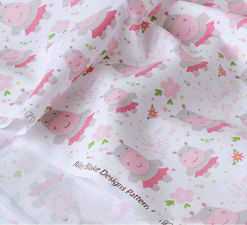 KTX-846995 Candy Color Cotton Cartoon Print Fabric for DIY Handmade Clothing - 45cm x 110cm