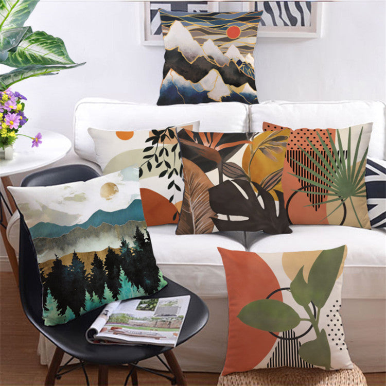 KTX-846995 Flax Linen Cushion Cover Pillow Case - 45x45cm