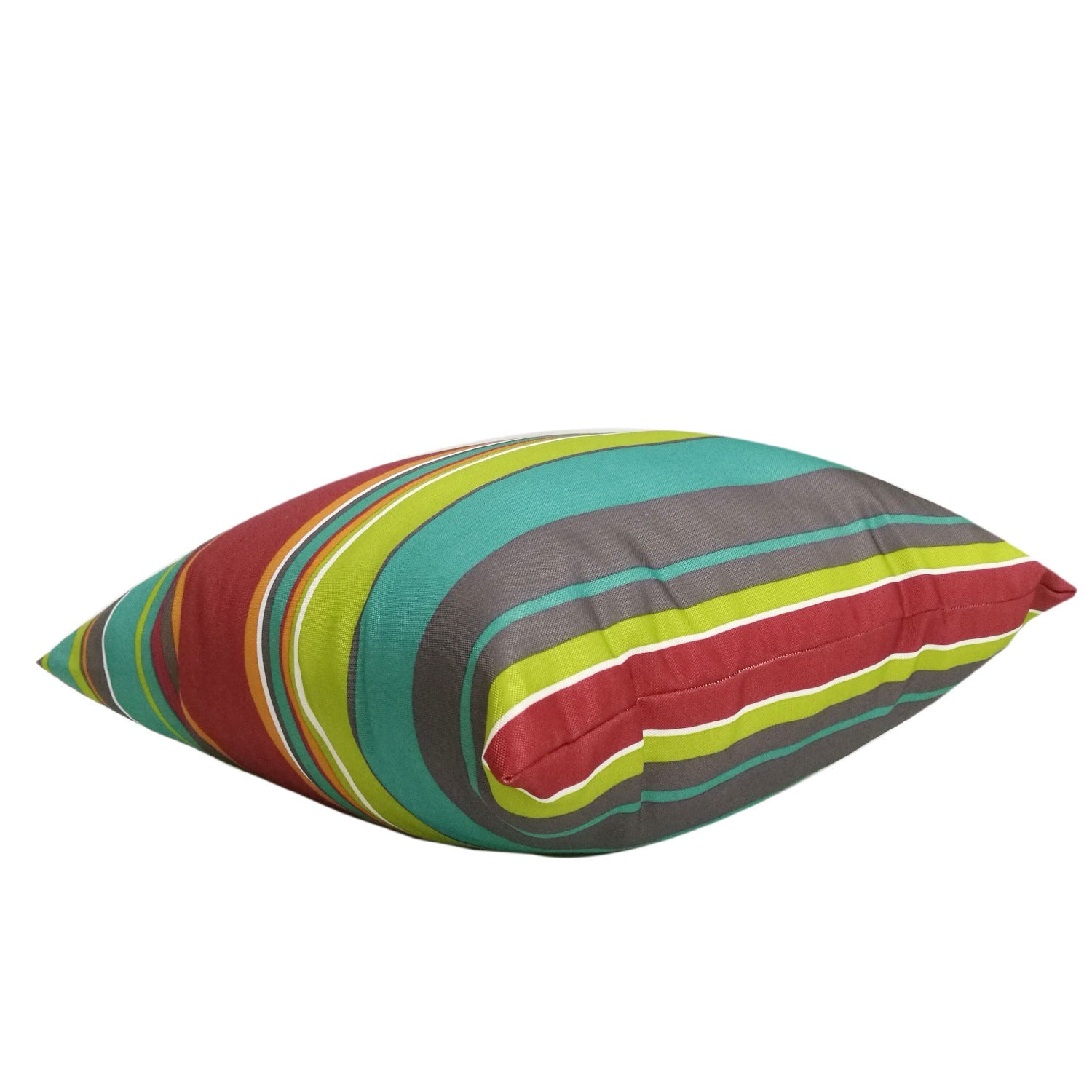 KTX-846995 Striped Ethnic Style Throw Pillow with PP Cotton Filling, 45x45cm