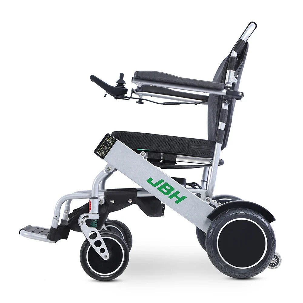 KTX-847187 12AH Lithium Battery Folding Electric Wheelchair - 20km Range, Aluminum Alloy Frame, 120kg Load Capacity