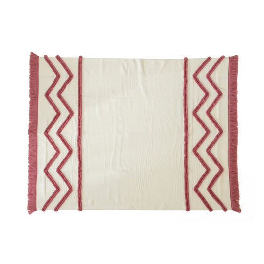 KTX-847635 Knitted Woolen Towel Blanket with Tassels for Home Decor in Nordic Style