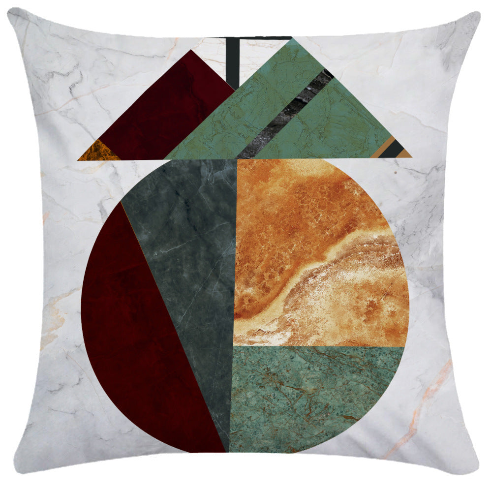 KTX-848147 Geometric Abstract Throw Pillows for Office and Home Furniture - Ultra-flexible Sizes Available
