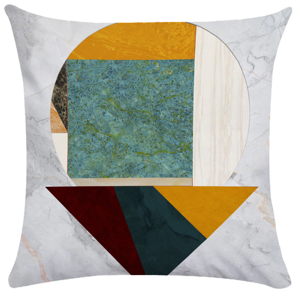 KTX-848147 Geometric Abstract Throw Pillows for Office and Home Furniture - Ultra-flexible Sizes Available