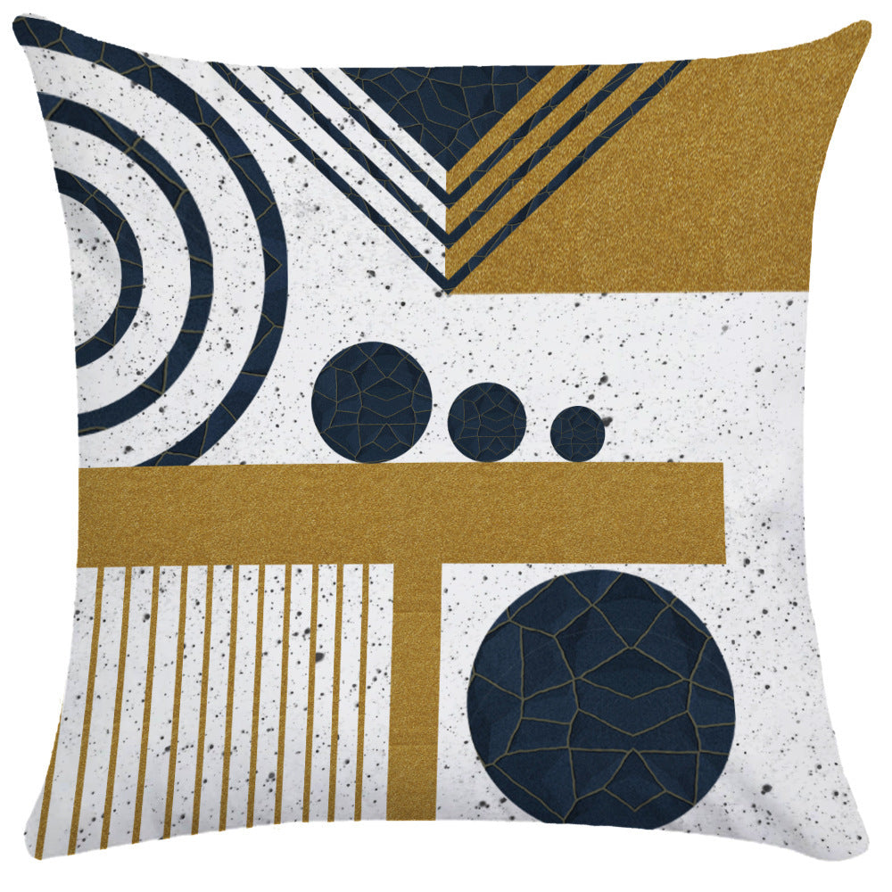 KTX-848147 Geometric Abstract Throw Pillows for Office and Home Furniture - Ultra-flexible Sizes Available