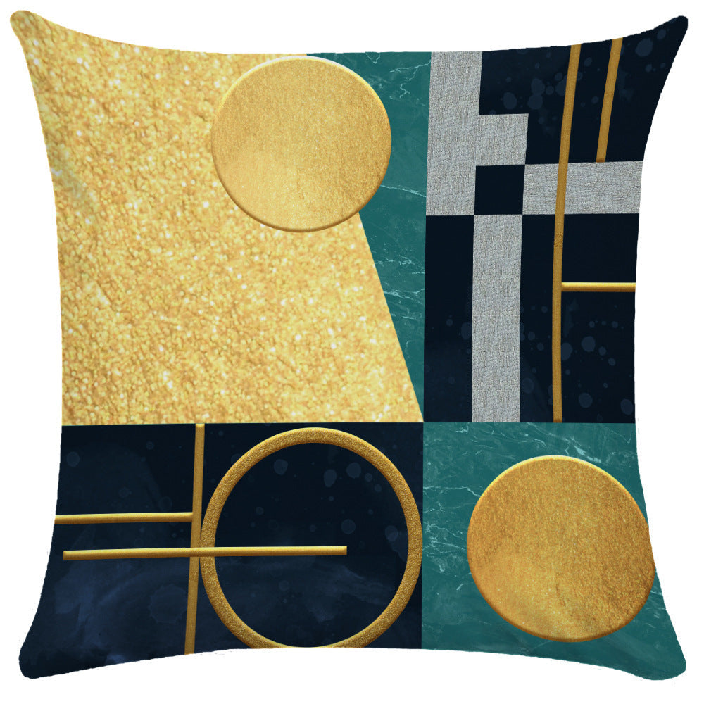 KTX-848147 Geometric Abstract Throw Pillows for Office and Home Furniture - Ultra-flexible Sizes Available