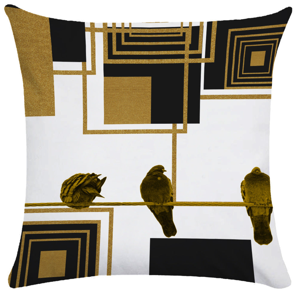 KTX-848147 Geometric Abstract Throw Pillows for Office and Home Furniture - Ultra-flexible Sizes Available