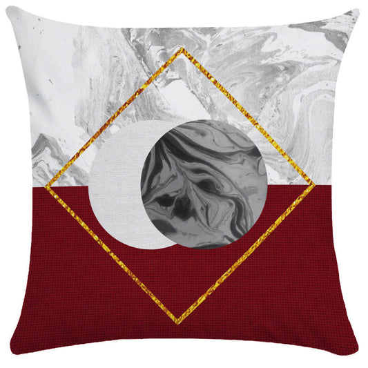 KTX-848147 Geometric Abstract Throw Pillows for Office and Home Furniture - Ultra-flexible Sizes Available