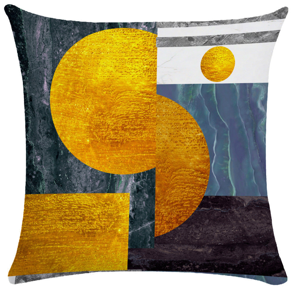 KTX-848147 Geometric Abstract Throw Pillows for Office and Home Furniture - Ultra-flexible Sizes Available