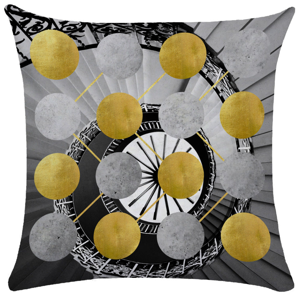 KTX-848147 Geometric Abstract Throw Pillows for Office and Home Furniture - Ultra-flexible Sizes Available