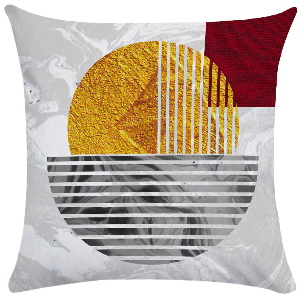 KTX-848147 Geometric Abstract Throw Pillows for Office and Home Furniture - Ultra-flexible Sizes Available