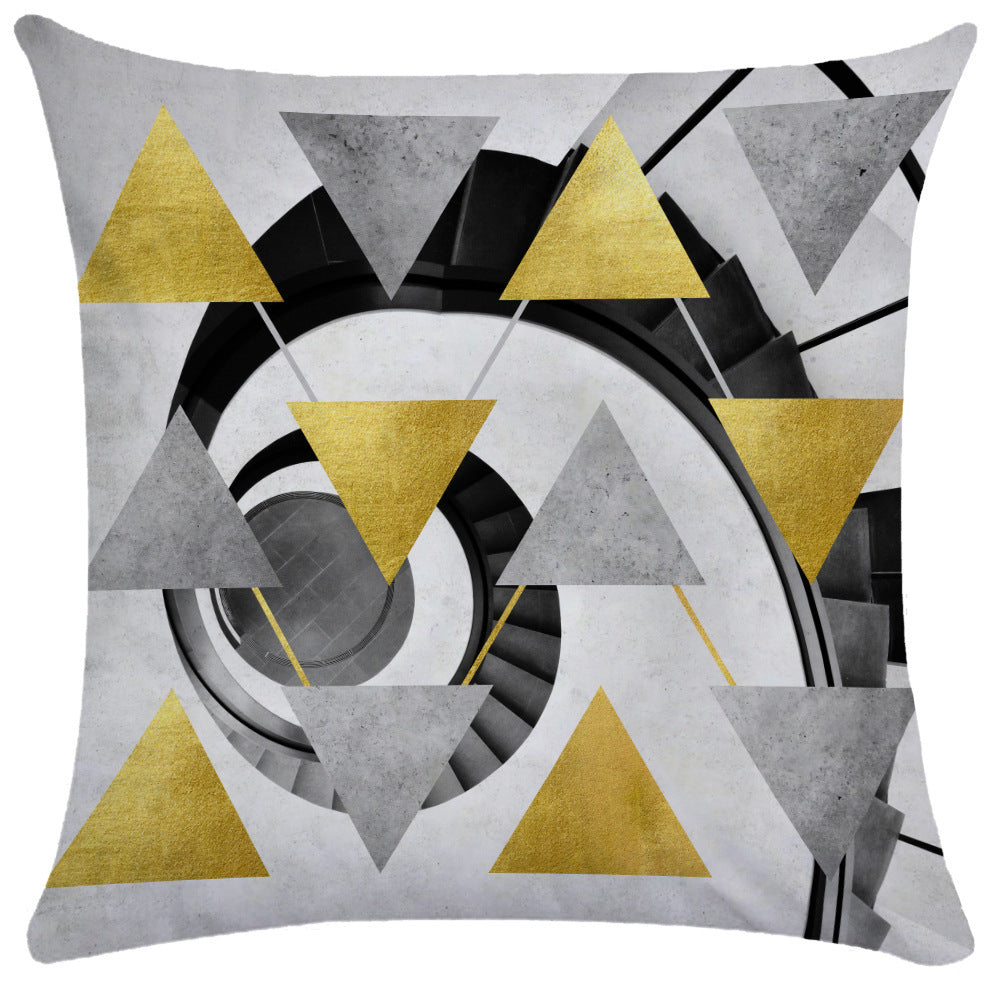 KTX-848147 Geometric Abstract Throw Pillows for Office and Home Furniture - Ultra-flexible Sizes Available