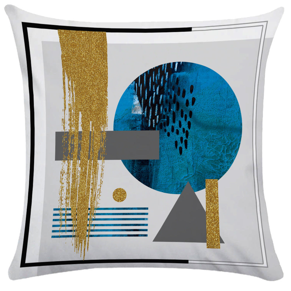 KTX-848147 Geometric Abstract Throw Pillows for Office and Home Furniture - Ultra-flexible Sizes Available