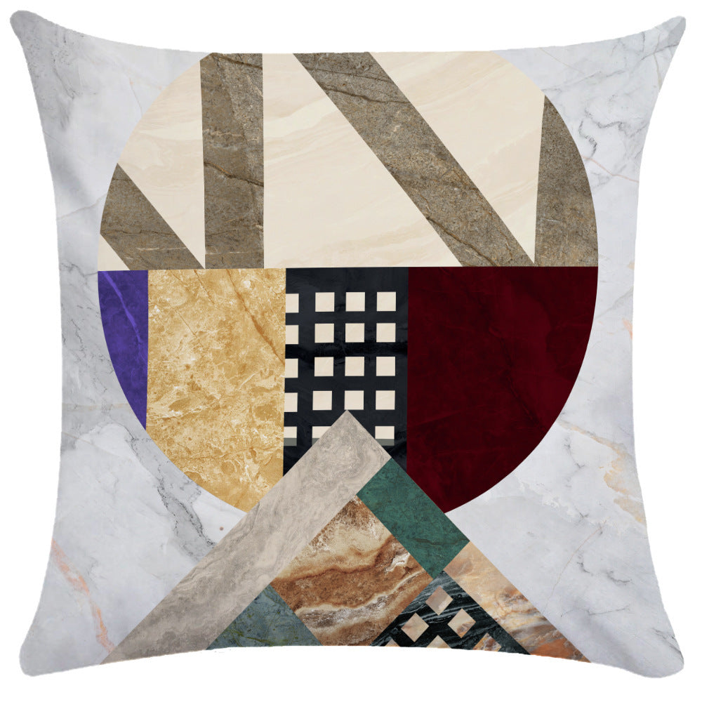 KTX-848147 Geometric Abstract Throw Pillows for Office and Home Furniture - Ultra-flexible Sizes Available