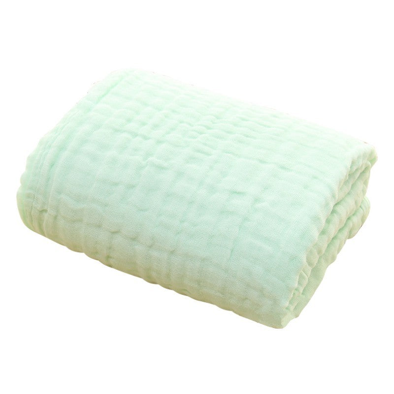 KTX-851347 Soft Plain Gauze Bath Towel for Casual Use – 110x110cm