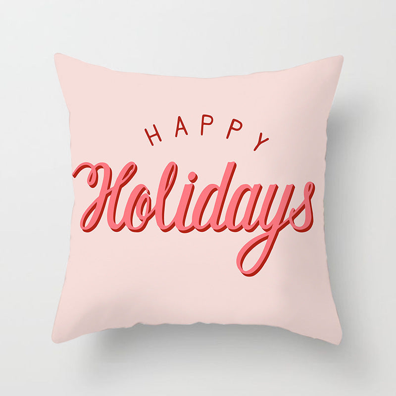 KTX-852819 Linen Peach Skin Super Soft Cushion Cover, 45x45cm Brushed Cloth with PP Cotton Filling