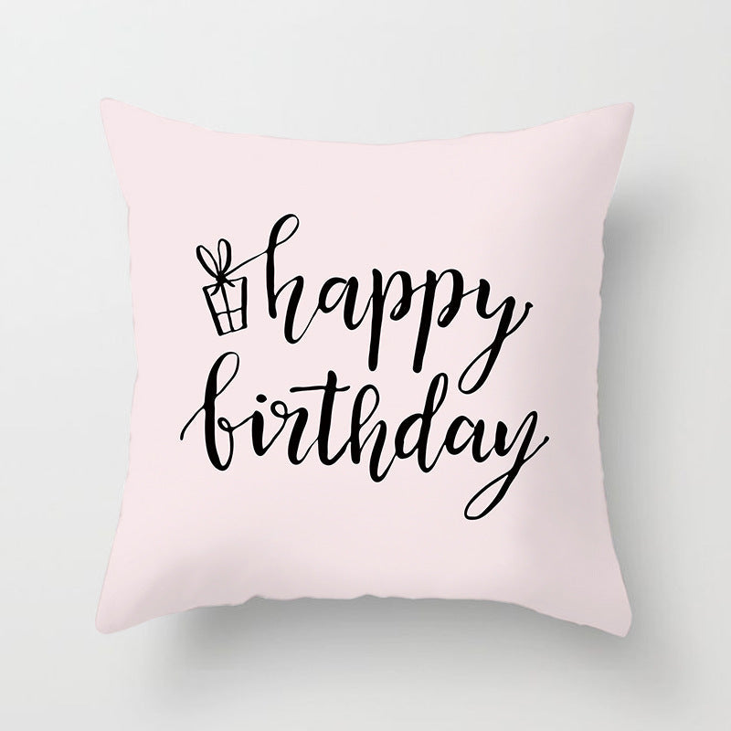 KTX-852819 Linen Peach Skin Super Soft Cushion Cover, 45x45cm Brushed Cloth with PP Cotton Filling