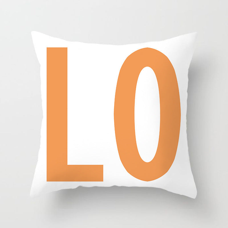 KTX-852819 Linen Peach Skin Super Soft Cushion Cover, 45x45cm Brushed Cloth with PP Cotton Filling