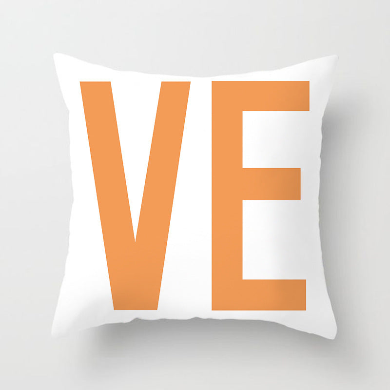 KTX-852819 Linen Peach Skin Super Soft Cushion Cover, 45x45cm Brushed Cloth with PP Cotton Filling