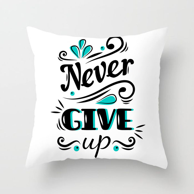 KTX-852819 Linen Peach Skin Super Soft Cushion Cover, 45x45cm Brushed Cloth with PP Cotton Filling