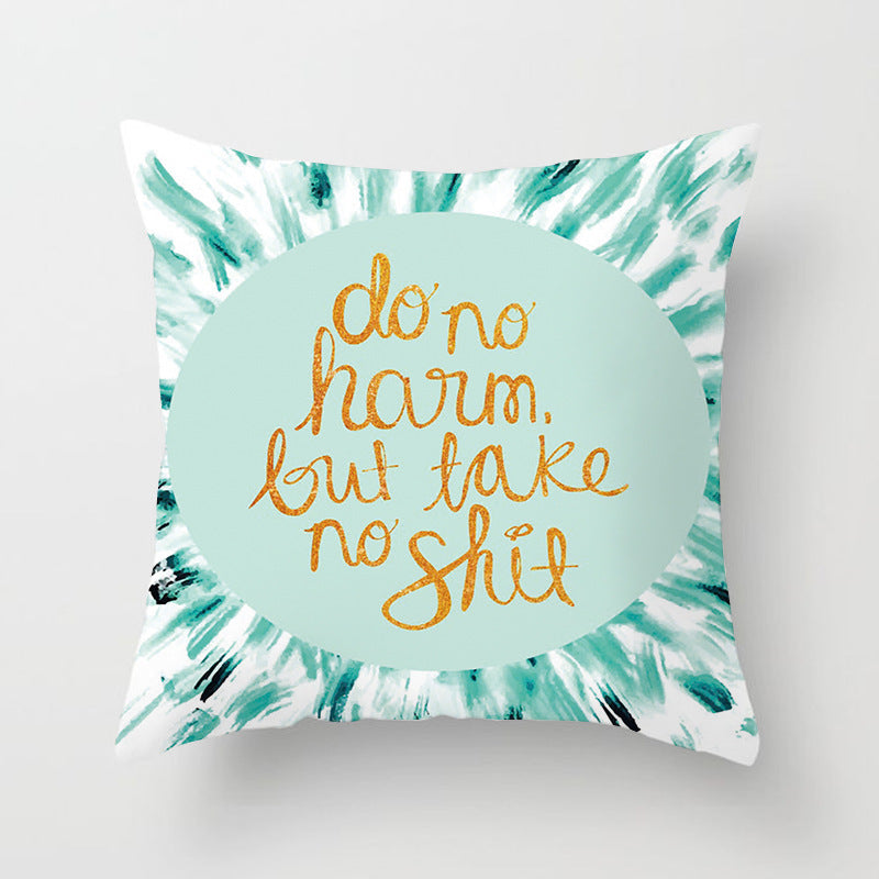 KTX-852819 Linen Peach Skin Super Soft Cushion Cover, 45x45cm Brushed Cloth with PP Cotton Filling