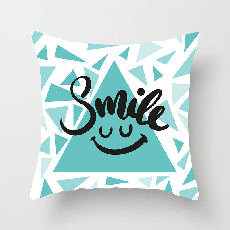 KTX-852819 Linen Peach Skin Super Soft Cushion Cover, 45x45cm Brushed Cloth with PP Cotton Filling