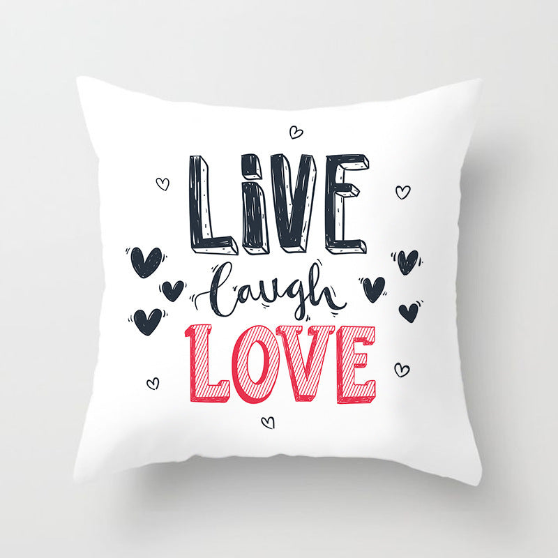 KTX-852819 Linen Peach Skin Super Soft Cushion Cover, 45x45cm Brushed Cloth with PP Cotton Filling