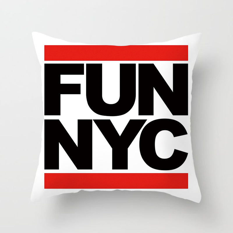 KTX-852819 Linen Peach Skin Super Soft Cushion Cover, 45x45cm Brushed Cloth with PP Cotton Filling