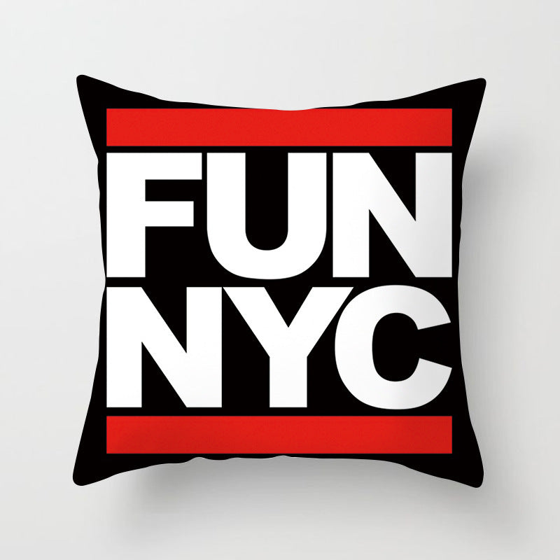 KTX-852819 Linen Peach Skin Super Soft Cushion Cover, 45x45cm Brushed Cloth with PP Cotton Filling