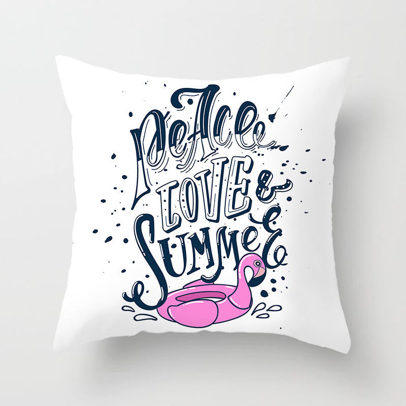 KTX-852819 Linen Peach Skin Super Soft Cushion Cover, 45x45cm Brushed Cloth with PP Cotton Filling