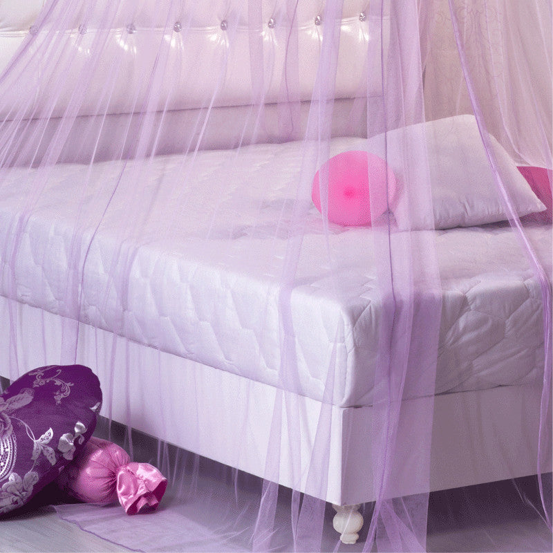 KTX-853907 Hanging Dome Mosquito Net with Single Door - Durable Polyester Fiber Construction