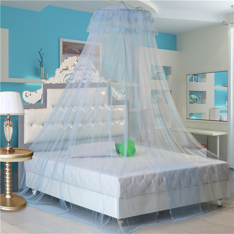 KTX-853907 Hanging Dome Mosquito Net with Single Door - Durable Polyester Fiber Construction