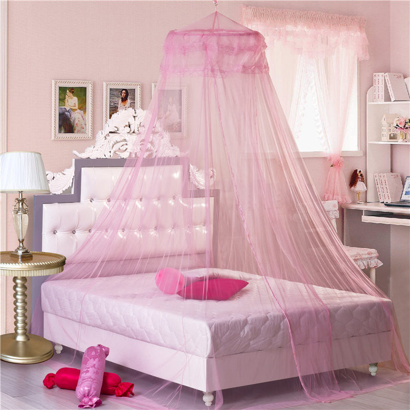 KTX-853907 Hanging Dome Mosquito Net with Single Door - Durable Polyester Fiber Construction