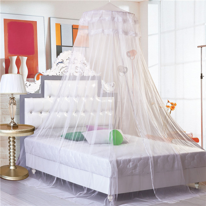 KTX-853907 Hanging Dome Mosquito Net with Single Door - Durable Polyester Fiber Construction