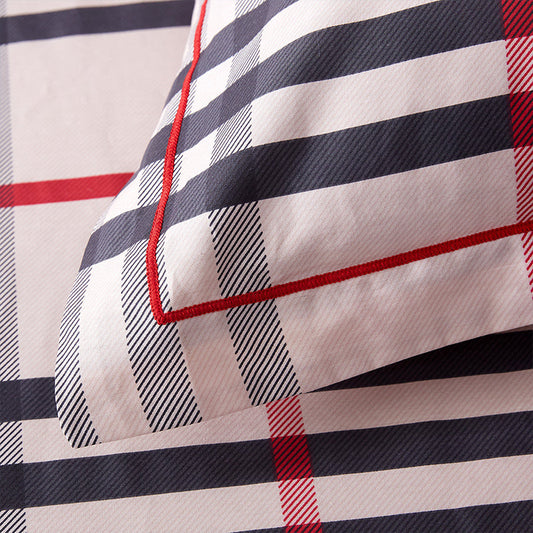 KTX-854227 Comfortable Four-Piece Printed Cotton Bed Set