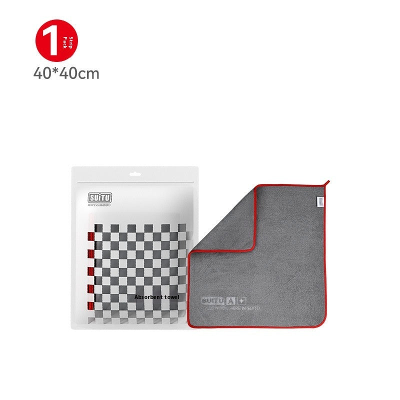 KTX-854483 Advanced Absorbent Car Cleaning Towel - Multiple Sizes Available in Gray