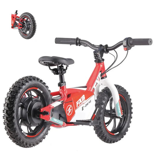 KTX-854483 Electric Mini Motorcycle for Kids - 12 Inch Wheels, 150W Brushless Motor, Disc Brakes, 2-Speed, Age 3-6