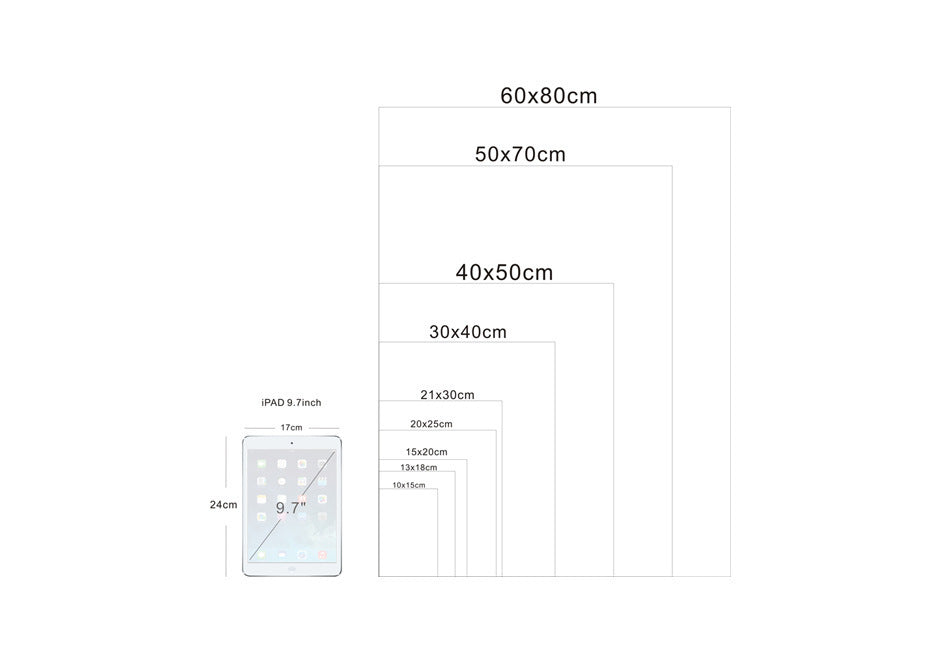 KTX-856147 Love You to the Moon Canvas Wall Art - Modern Oil Painting on Canvas