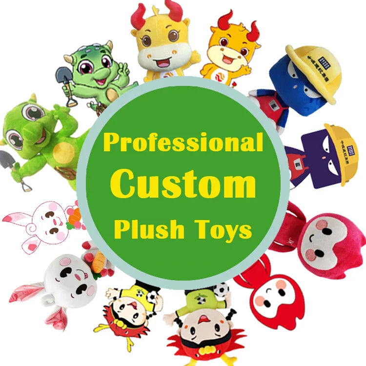 KTX-856467 Custom Plush Stuffed Toy - OEM ODM Pillow Doll for All Ages, Multiple Colors Available