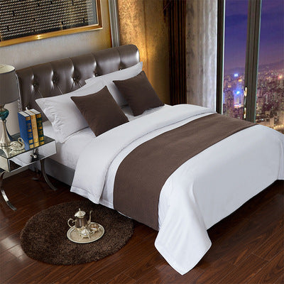 KTX-857363 Elegant Hotel Bed Runner with Pillow Cover - Chinese Classical Patterns in Multiple Colors and Designs