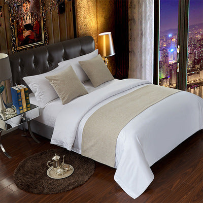 KTX-857363 Elegant Hotel Bed Runner with Pillow Cover - Chinese Classical Patterns in Multiple Colors and Designs