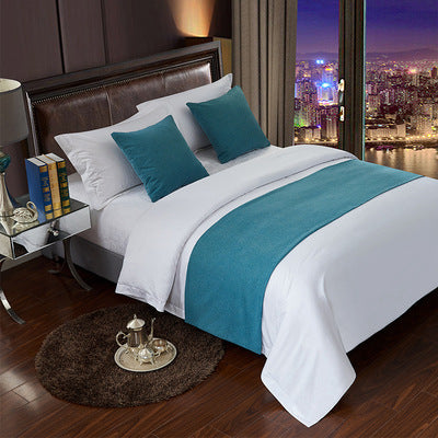 KTX-857363 Elegant Hotel Bed Runner with Pillow Cover - Chinese Classical Patterns in Multiple Colors and Designs