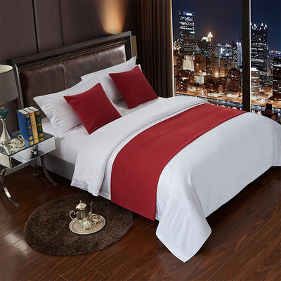 KTX-857363 Elegant Hotel Bed Runner with Pillow Cover - Chinese Classical Patterns in Multiple Colors and Designs