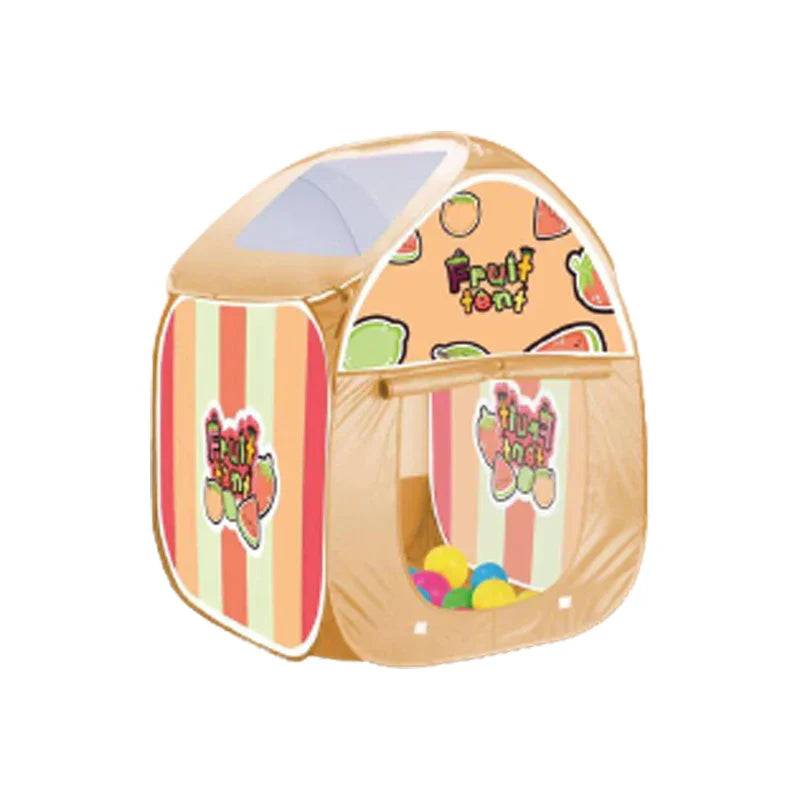 KTX-857619 Folding Christmas Tent for Kids - Indoor/Outdoor Playhouse with Ball Pool - Ages 2-13