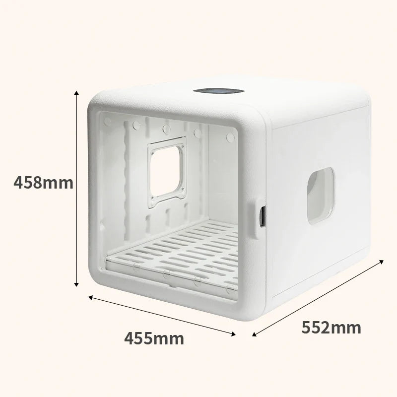 KTX-858771 Automatic Eco-Friendly Pet Drying Box for Cats, Dogs, and Small Animals – 65L Large Capacity, Quiet Hands-Free Dryer