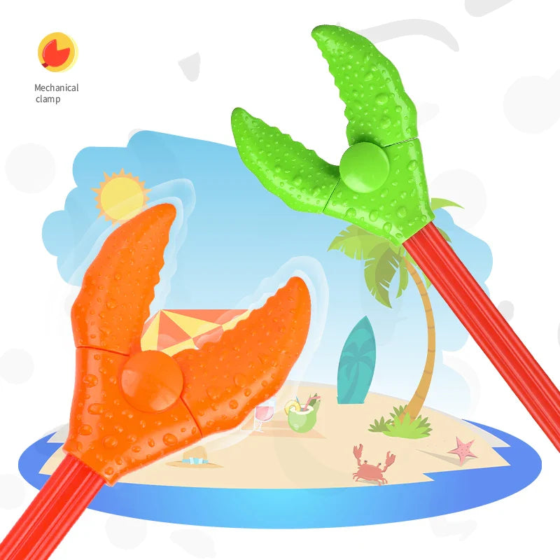 KTX-858771 Robotic Crab Grabber Tool for Kids - Mechanical Arm Beach Toy, Ages 5-13, 54cm