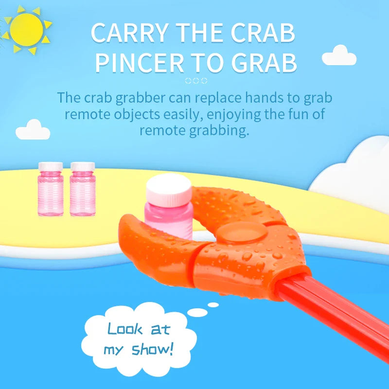 KTX-858771 Robotic Crab Grabber Tool for Kids - Mechanical Arm Beach Toy, Ages 5-13, 54cm